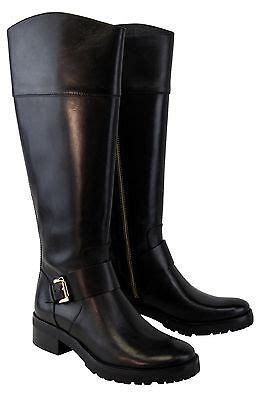 Michael Kors Gansevoort Leather Boots Black 5.5